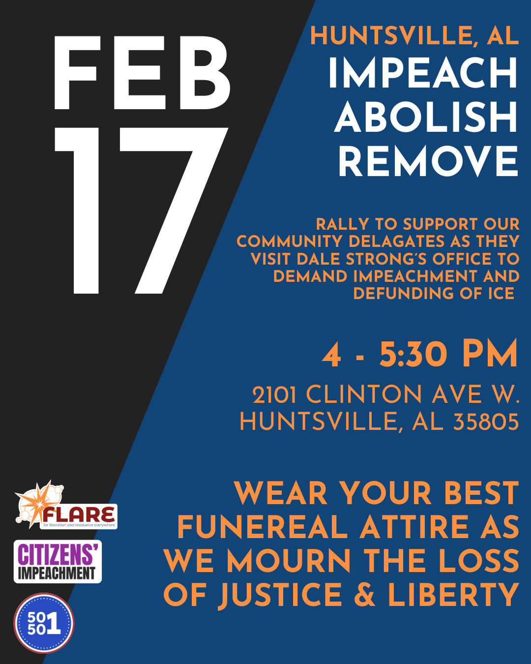 Huntsville Residents Mobilize Against Republican Policies, Like ICE